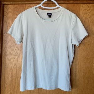 Patagonia W’s Regenerative Organic Certified Cotton Tee, Dyno White, Size SMALL